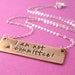 Star Wars Necklace - I Am Not A Committee Necklace - Hand-stamped Jewelry