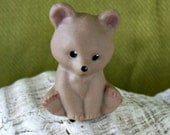 Porcelain Teddy Bear Thimble - Vintage