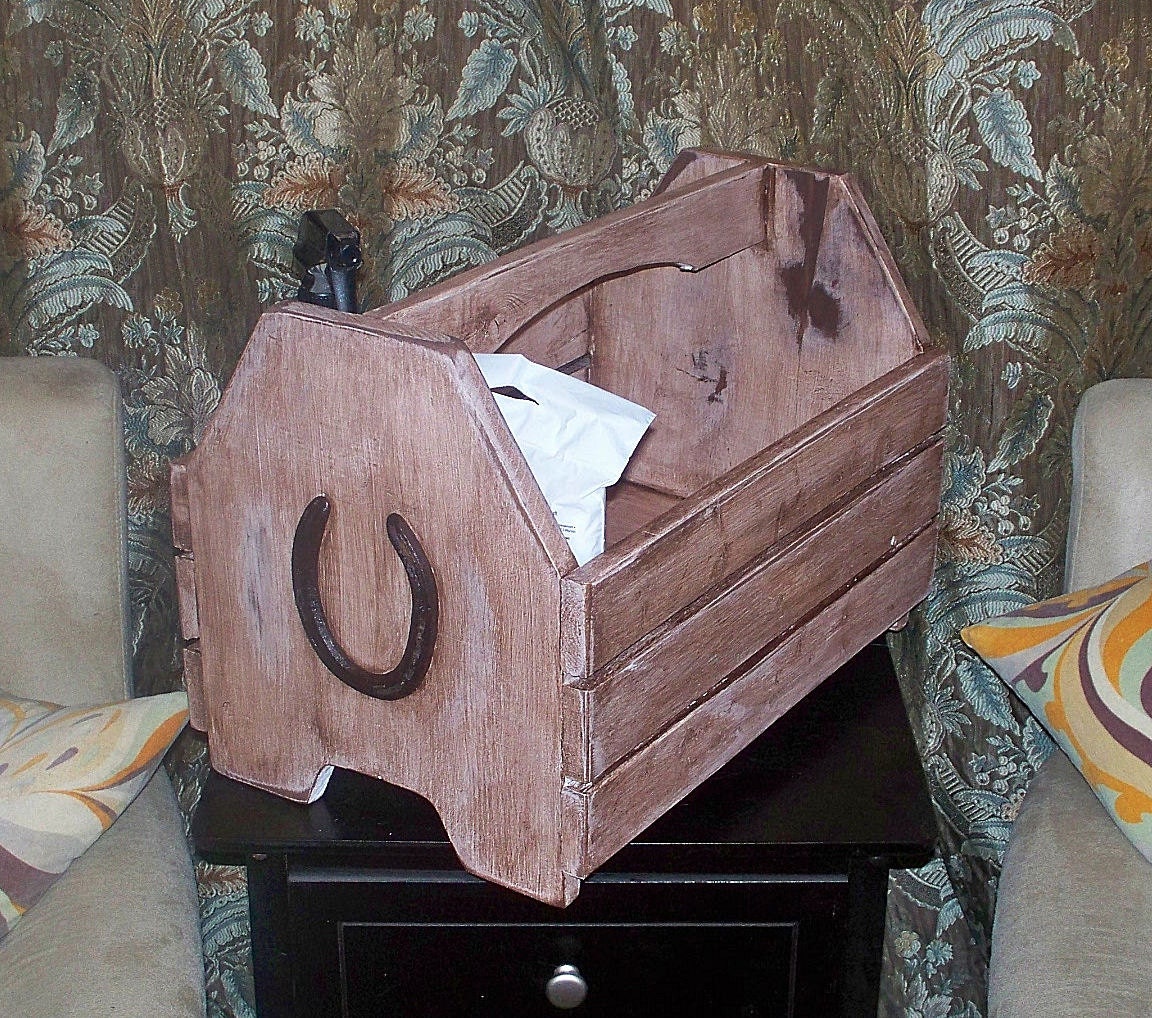 Tool Box,Large,Horse,Grooming Box,Wooden,Brushes,Supplies,Caddy,Barn,Tote