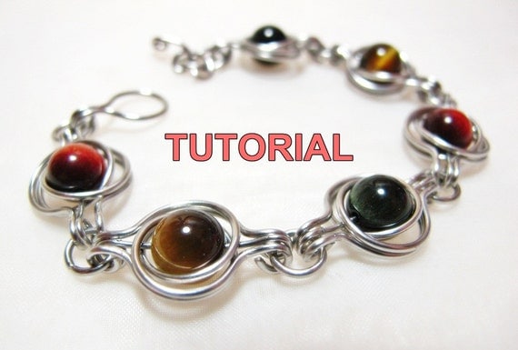 TUTORIAL - Twice Around The World (TAW) Wire Wrapped Bracelet