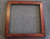 16x16 Rustic Maple with Reddish Brown dye Picture Frame
