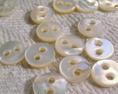 Diminutive Vintage Pearl Underwear Buttons Mother of  Pearl Heirloom Sewing, Dolls, Baby