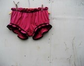 Magnetic Magenta Victorian Bicycle Bloomers Eco Undergear size Small Ready to Ship