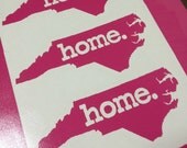 NC Home. Vinyl car decal