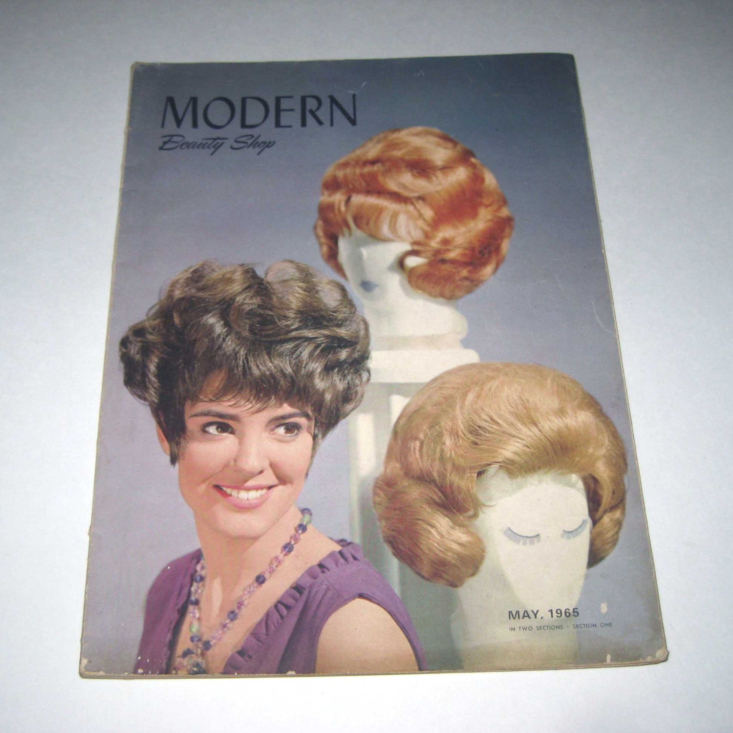 Vintage 1960s Modern Beauty Shop Hair Styling Magazine