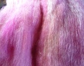 Fiber Art Batt for Spinning  Merino, Targhee, Bamboo, Firestar "Sweet Hearts"