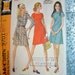 1960s Women's Knit Jersey Dress Pattern -- Size 12 A-line