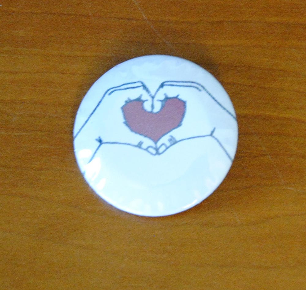 I Heart You Button