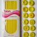 Vintage Talon Yellow Bias Tape and Plastic Yellow Buttons