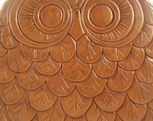Vintage Key Pen  Mail Wallet Change Jewelry Holder Owl Stash Box Carved Wood