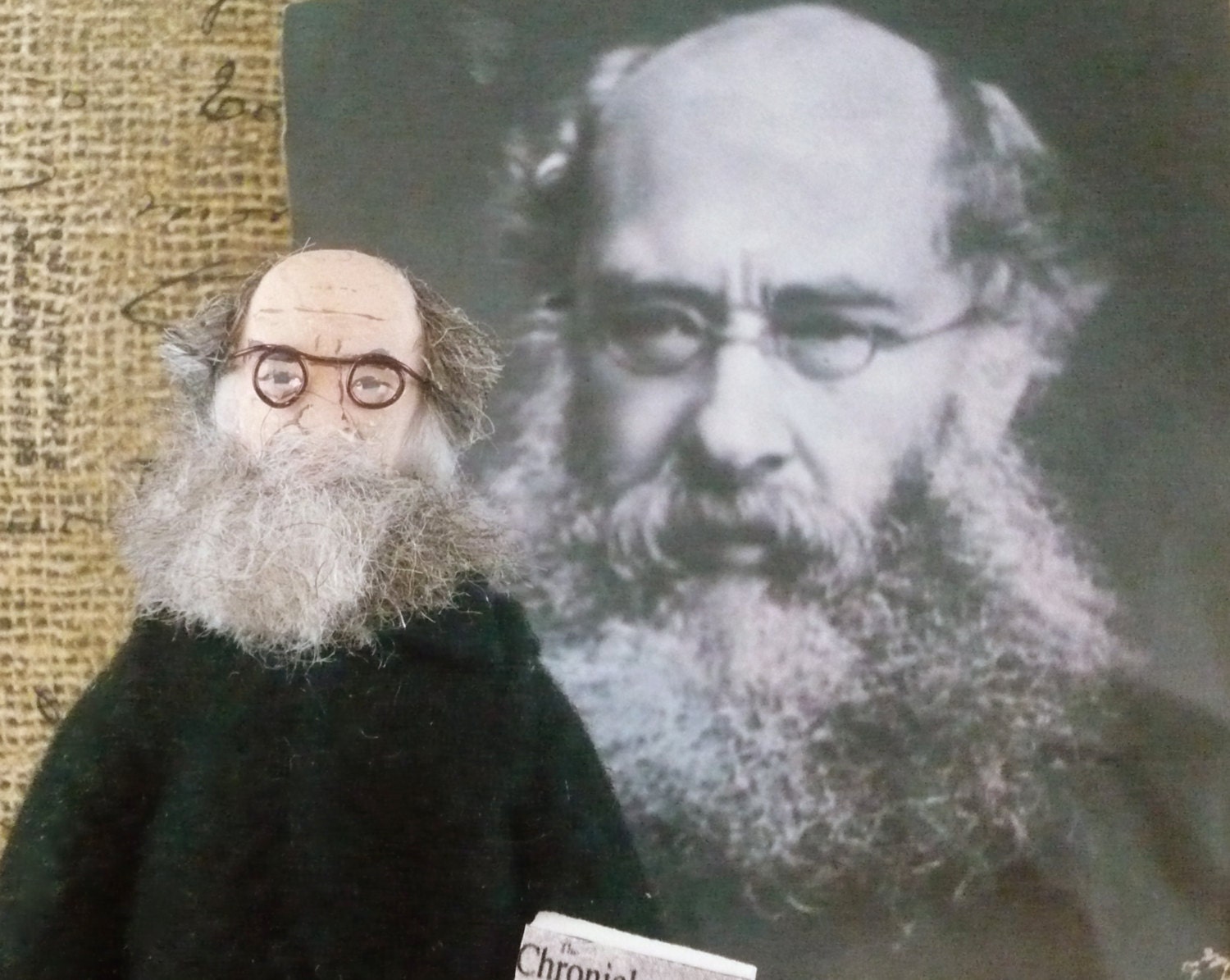 Anthony Trollope Victorian Doll Miniature Author Collectible