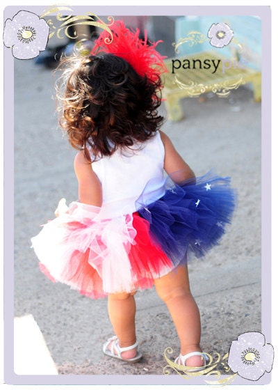 American Flag Tutu 4th Of July Tutu Dress July 4th Patriotic Toddler Dress Red White And Blue Tutu 9 12 18 Months
