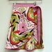Childrens Wrap Skirt, Kid's Skirt, Pink and Green, Size 6 - 16, Cotton Skirt, Womens' Small Extra Small