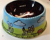 Ceramic Pet Dish Day of the Dead