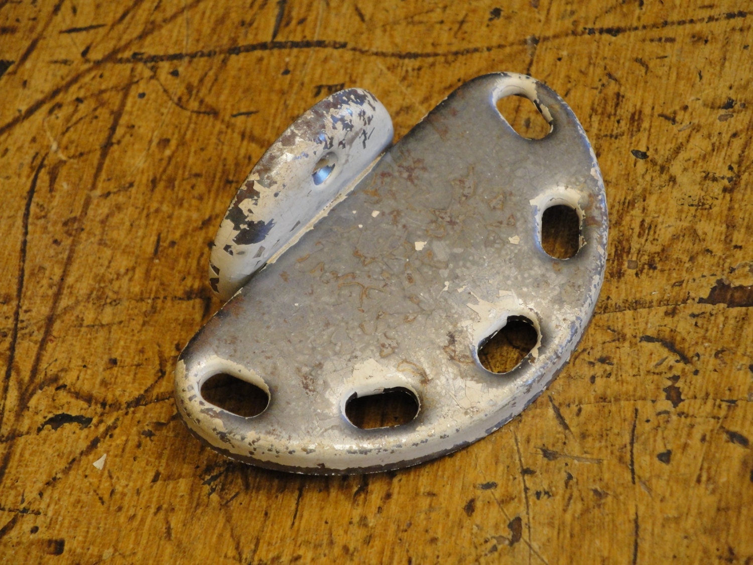 Vintage Painted Metal Tooth Brush Holder