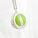 Tennis Ball Pendant and Necklace - Made from a Real Tennis Ball