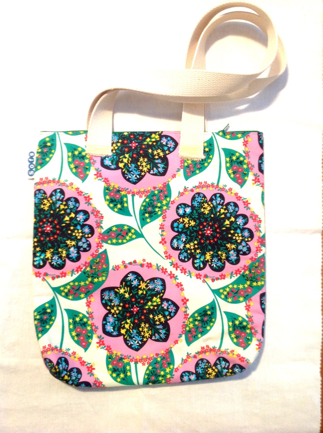 Sofs offers a square bag in retro garden