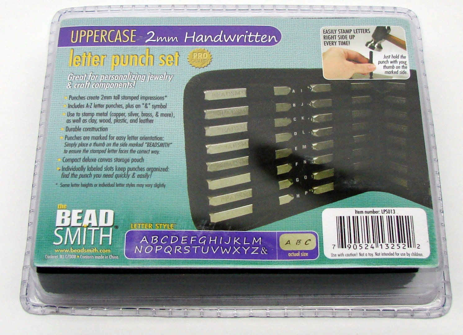 2mm Hand Written Uppercase Punch Set 27 Pc.