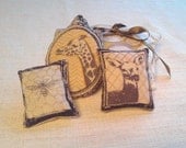 Embroidered Animal Sachet Set