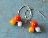 Bouquet - Agrum -  faceted glass -  sterling silver