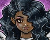 Heavenly Gorgeous ACEO - limited edition print 2/20 by Delphine Levesque Demers