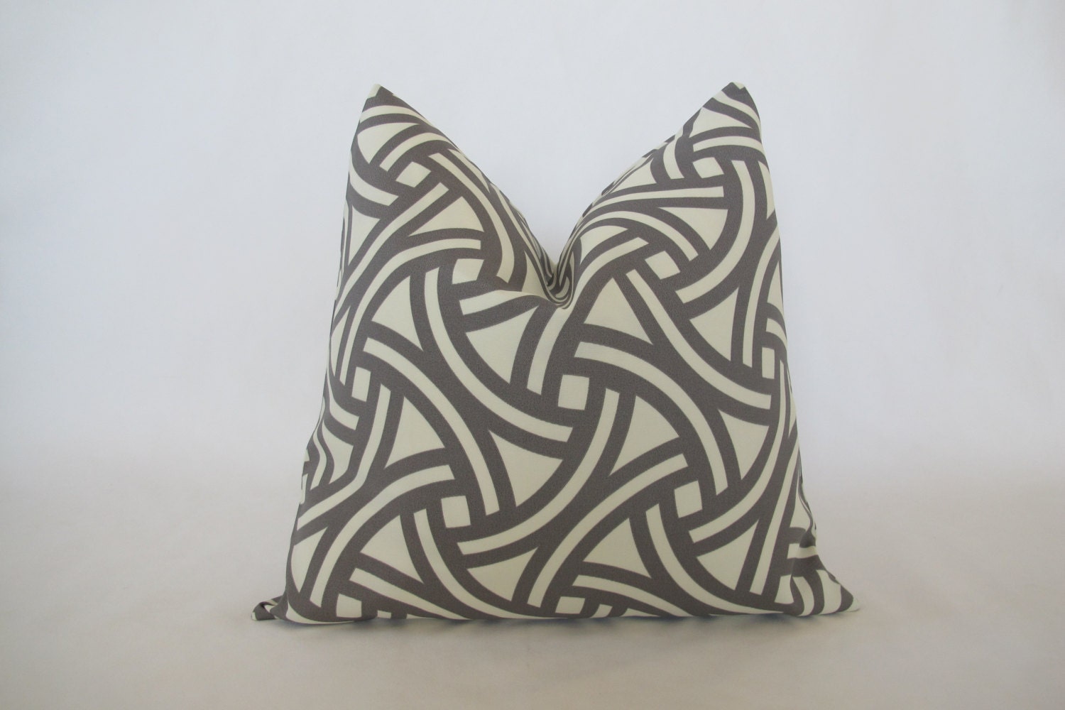 Free US shipping-Indoor/Outdoor Decorative Designer Pillow Cover-20x20 inch-The Hampton Collection-Charcoal-Reserved for Molly
