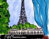 Turquoise Parisian Window