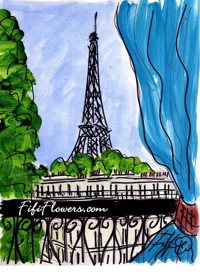 Turquoise Parisian Window