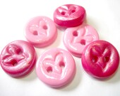 Perfecly Pink Hearts- (set of 6)