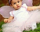 Pink Baby Tutu Only, a 1st or 2nd Birthday and portrait prop skirt, choose your size newborn up to 3,6,9,12,18,24 months - BUTTERFLY KISSES