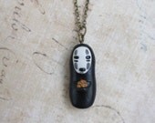 No Face - Miyazaki inspired character necklace