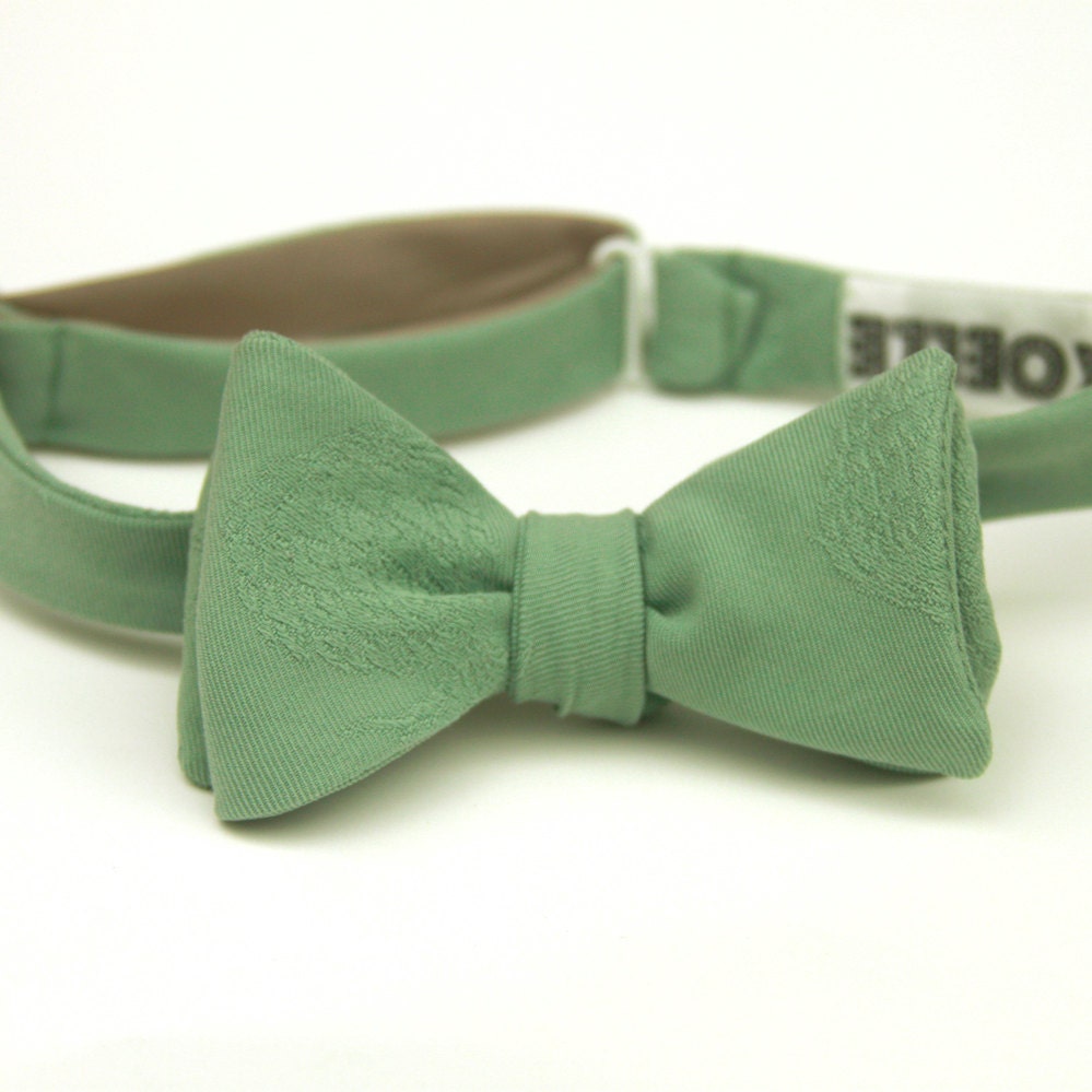 silk sage freestyle bow tie