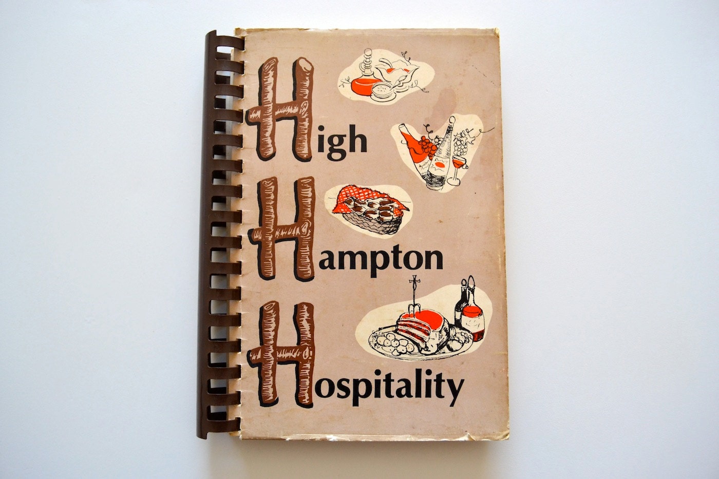 Rare 1971 High Hampton Hospitality Cookbook SIGNED by Lily Byrd McKee - Cashiers North Carolina