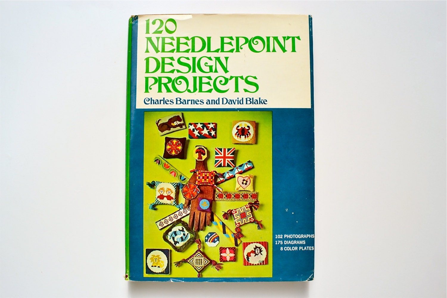 Great 70's Craft Book - 120 Needlepoint Design Projects by Charles Barnes and David Blake