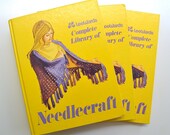 LeeWard's Complete Library of Needlecraft in 3 Volumes - Great 70's Craft Books