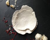 Two Porcelain Art Vessels - Fragment - Minimalist Plates Dining Dipping Bowls Serving Table or Decorative Home Decor Wedding Gift For Her