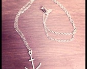 Sterling Silver Anchor Necklace