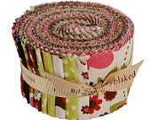 Pre cut Rolie Polie Fabric Jelly Roll, Indian Summer by Riley Blake