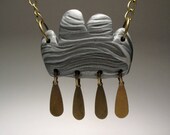 Swirl Rain Cloud Necklace