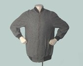 FLECKED Vintage 50's Tweed Rockabilly Car Club Jacket L/XL