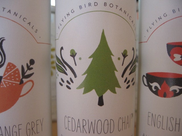 cedarwood chai, fine loose leaf exotic tea crafted with only organic teas, herbs and spices