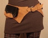 Show Down/Hoe Down Leather Holster Belt Sz Sm/Med