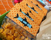 Set of 10 Personalized Summer Surfer Favor Bag Toppers Il_170x135