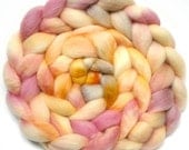 SW BFL Handdyed Combed Top, Sweetie, 6.2 oz.