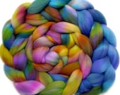 Roving Falkland Handdyed Combed Top - Happy Place, 6.4 oz.