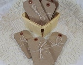 Large Kraft Shipping Tags - bundle of 10
