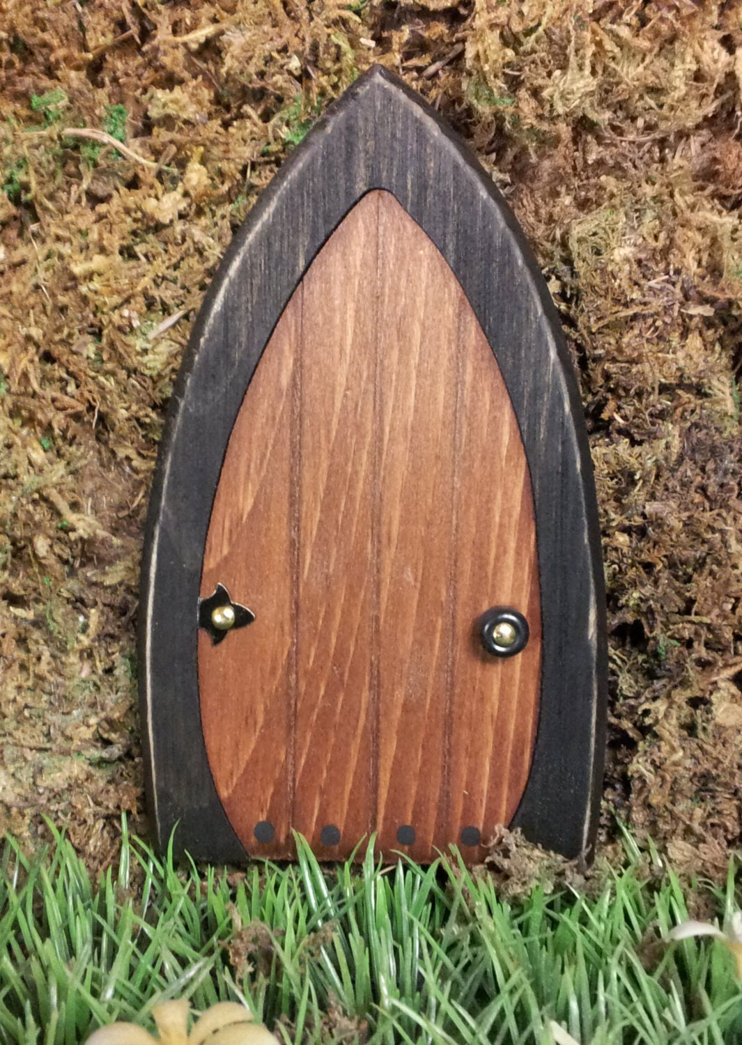 Fairy Door, Faerie door, Hobbit Door, Gnome Door, Elf Door, 5.5 inch.