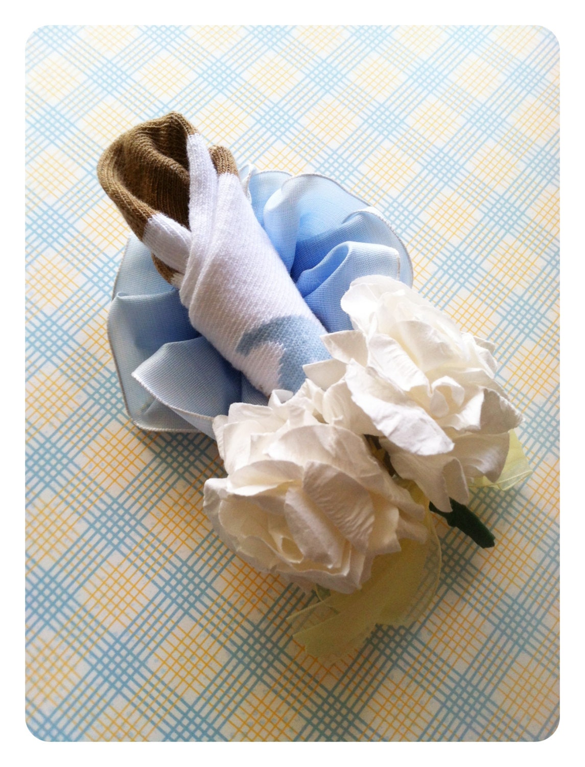 Baby Bootie Corsages