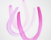 graphic watercolor in pinks