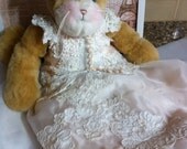 Sample only-Beautiful gown for teddy bear, plush or doll